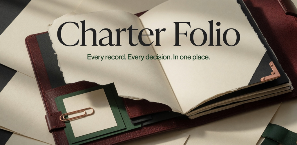 Charter Folio feature artwork